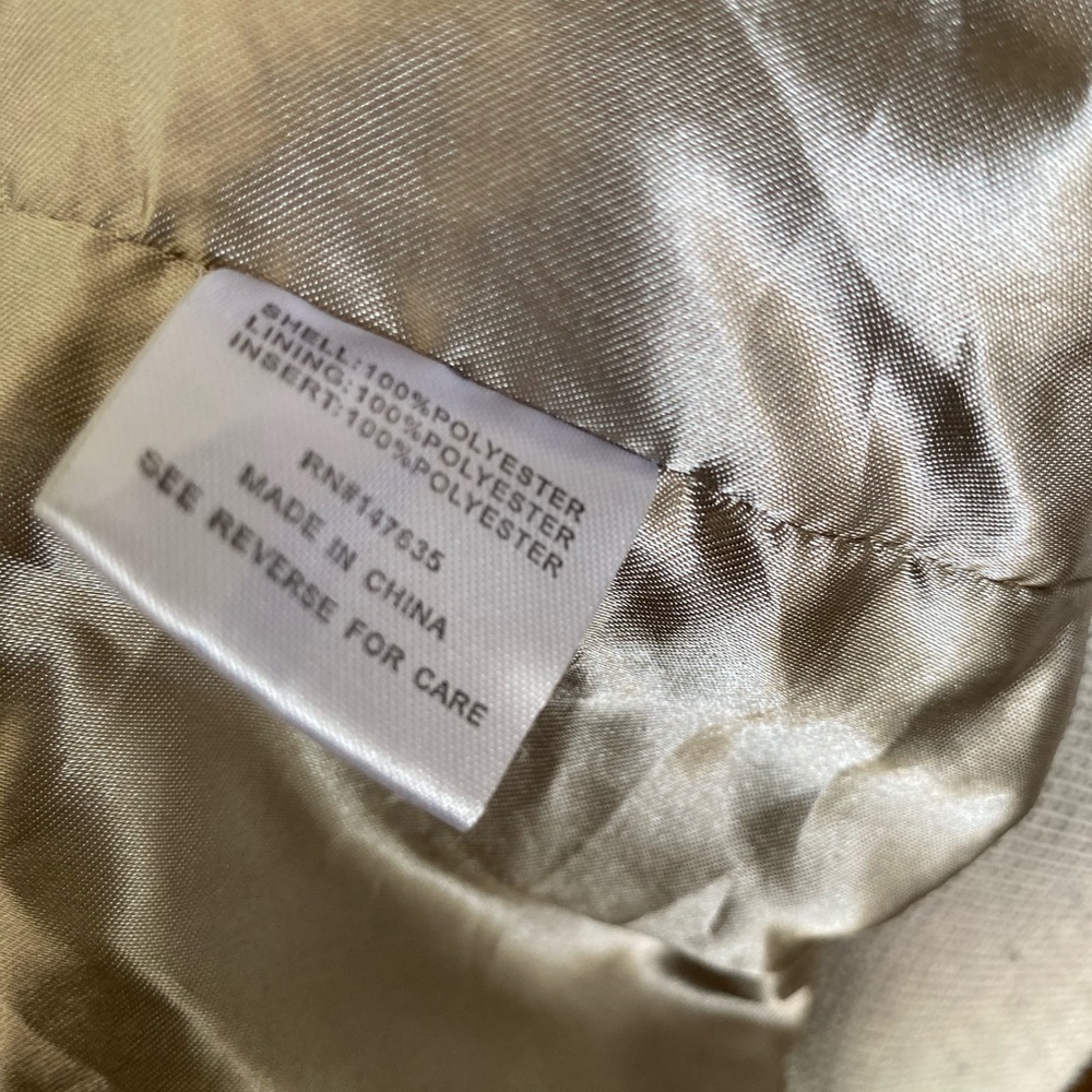 Romeo & Juliet Couture Cream Bomber Jacket Beige Size S - Picture 10 of 10